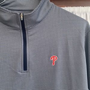 Phillies Peter Millar Quarter Zip